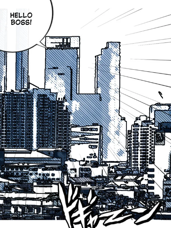 Futuristic manga cityscape.